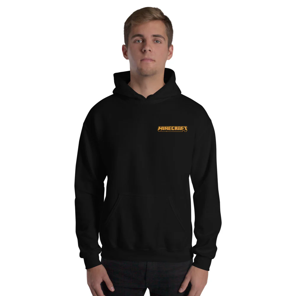 Minecraft Armadillo Checkered Adult Hoodie - Image 3