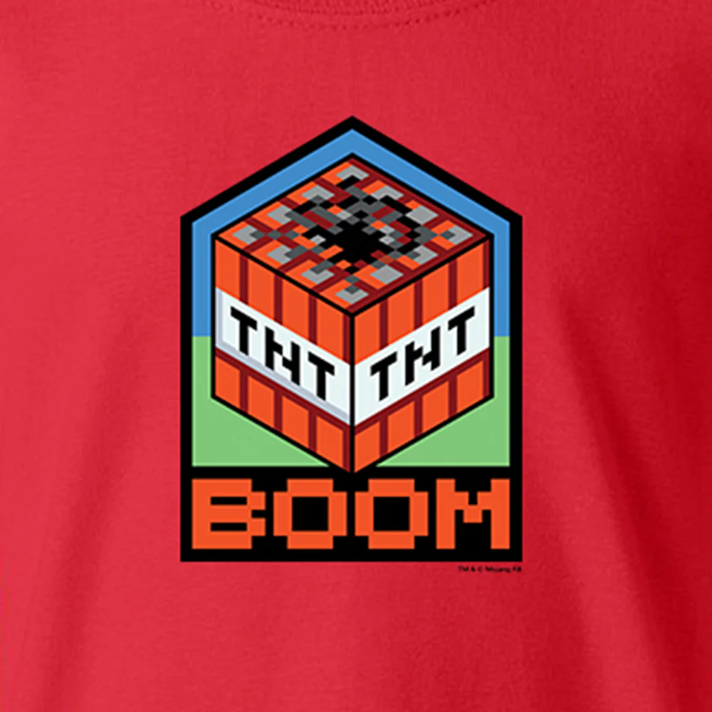 Minecraft Boom Kids Short Sleeve T-Shirt - Image 2