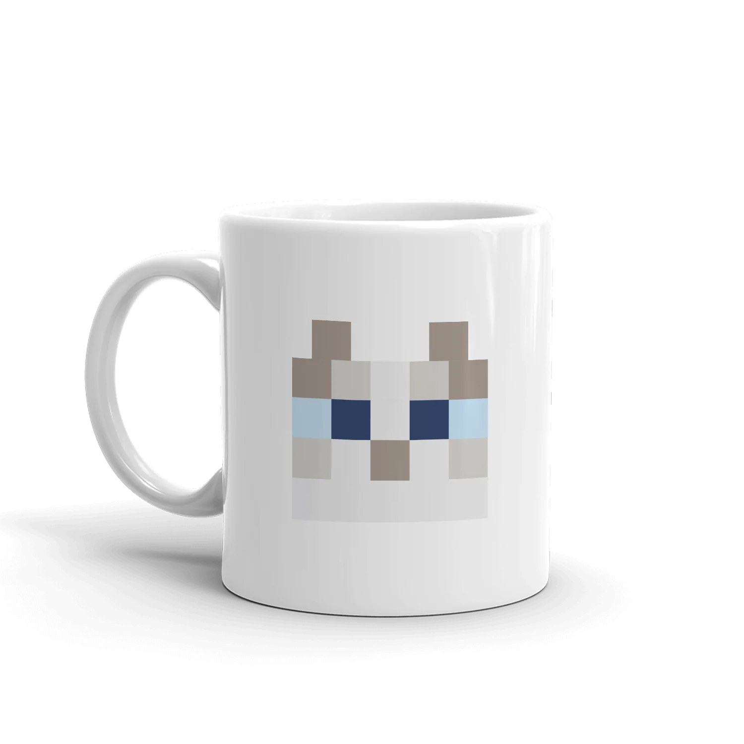 Minecraft Cat White Mug