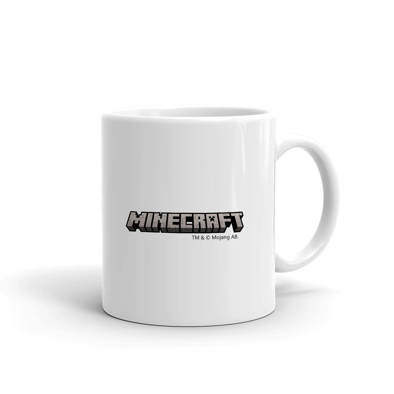 Minecraft Cat White Mug - Image 2