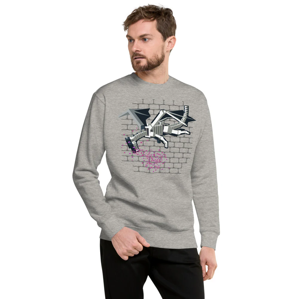 Minecraft Ender Dragon Unisex Crewneck - Image 2