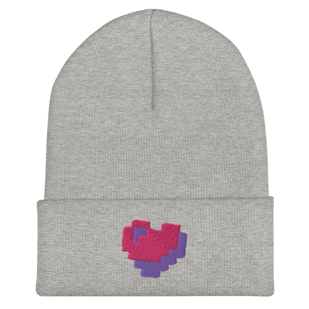 Minecraft Heart Cuffed Beanie - Image 3