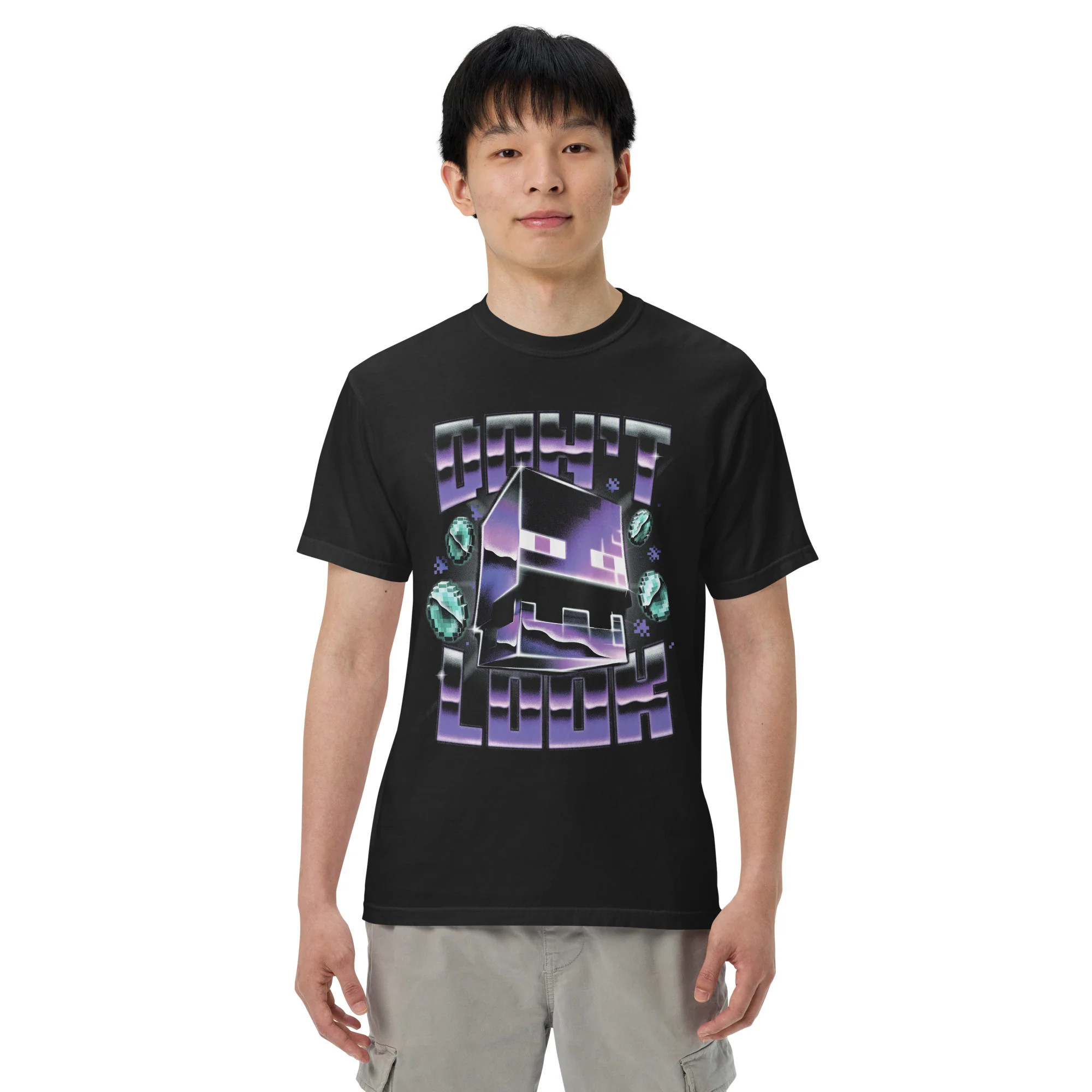 Minecraft T-Shirt Don't Look Comfort Colors - Image 2
