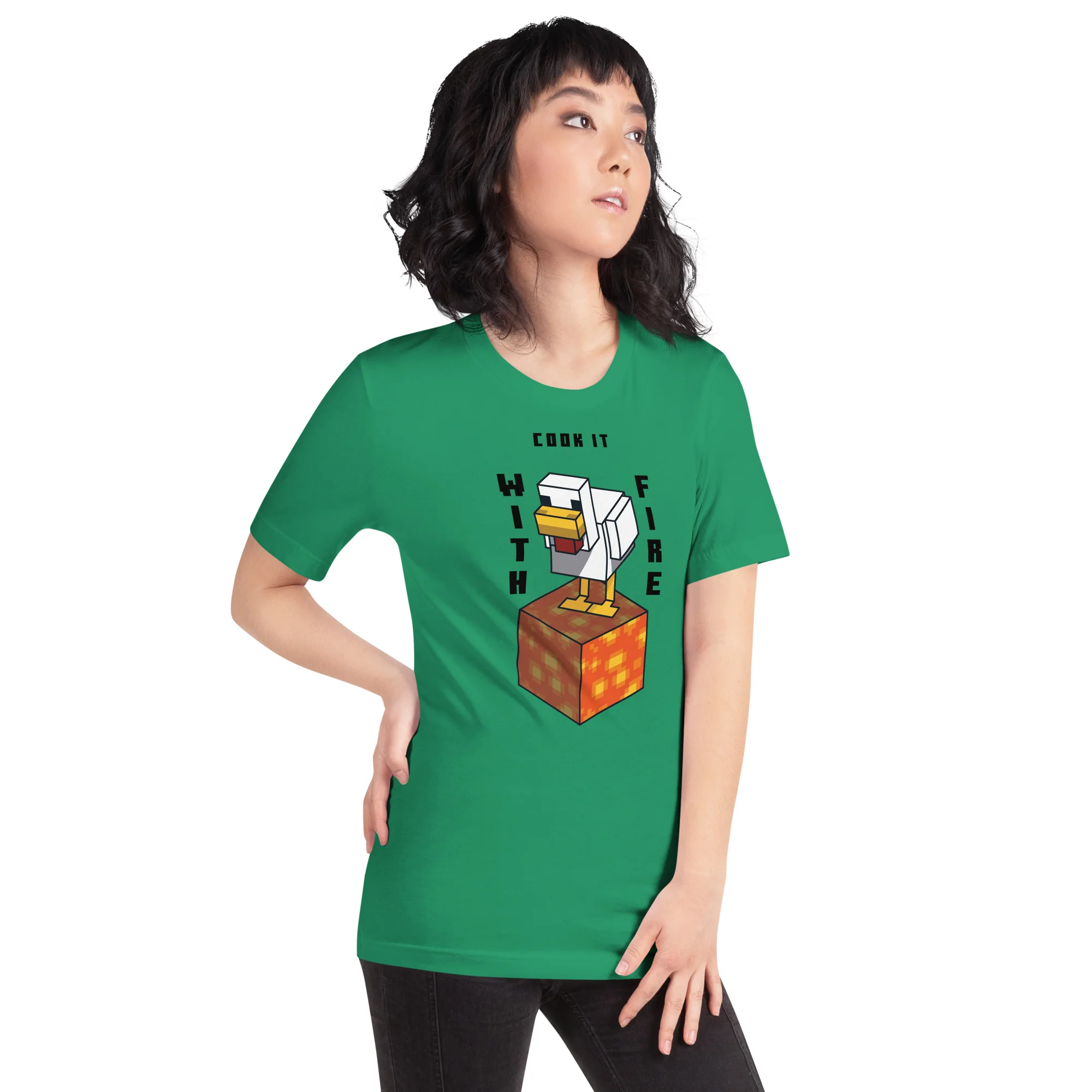 Minecraft T-Shirt Lava Chicken, Cook It - Image 2