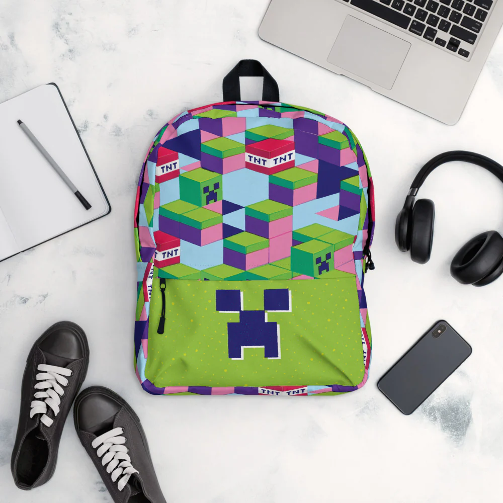 Minecraft TNT Creeper Premium Backpack - Image 2