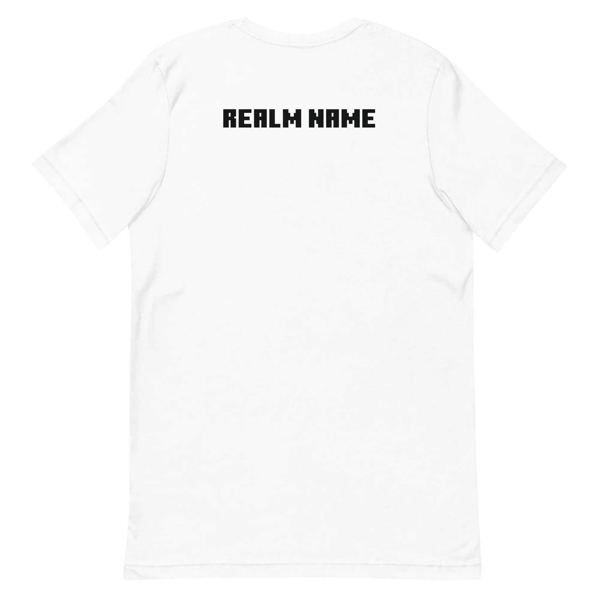 Minecraft Personalized Adult T-Shirt Realm Name